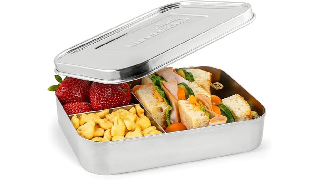 stainless steel bento box
