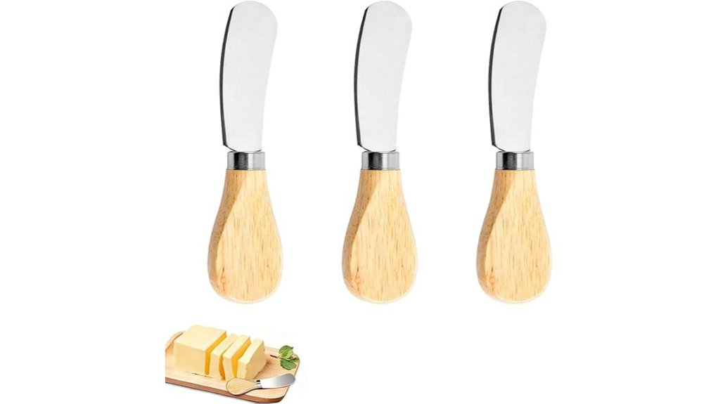 stainless steel cheese spreaders