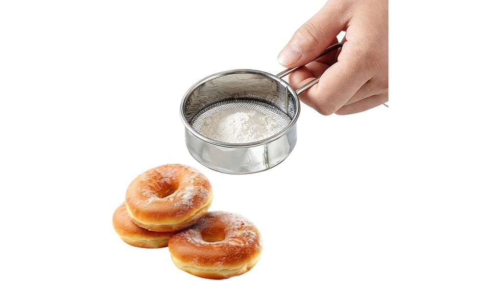 stainless steel fine mesh sifter