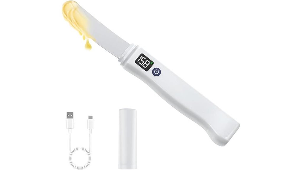 stainless steel heated butter knife