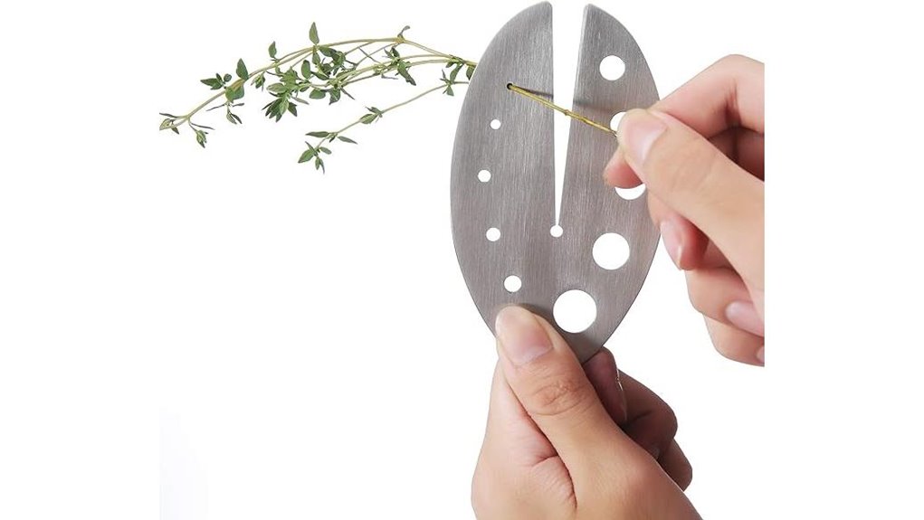 stainless steel herb stripper