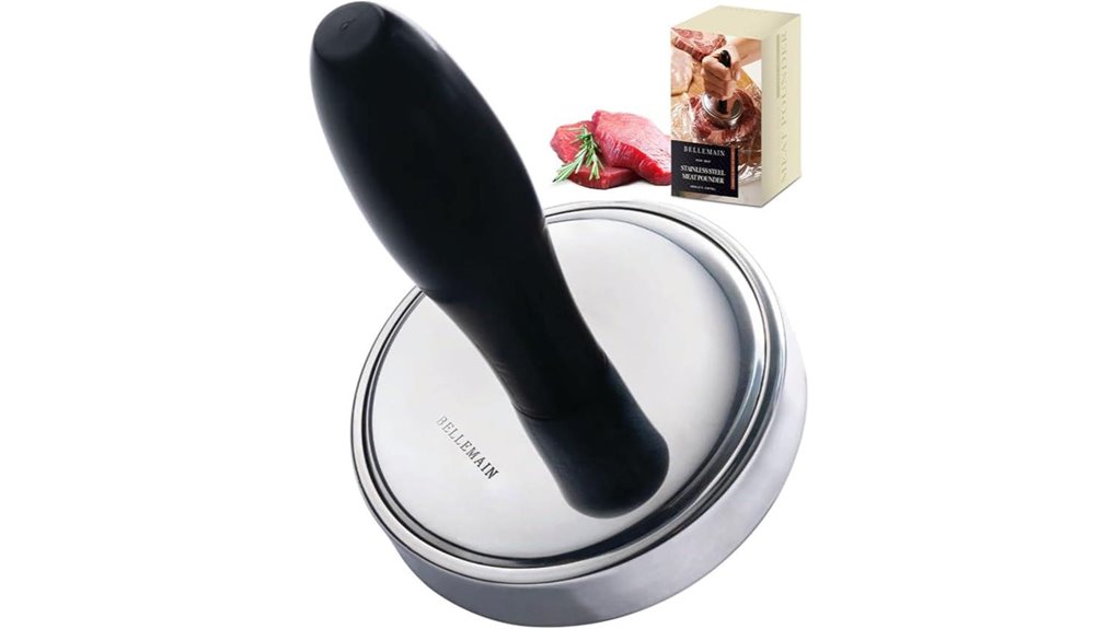 stainless steel meat tenderizer mallet