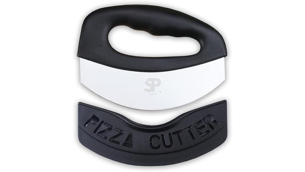 stainless steel mezzaluna chopper