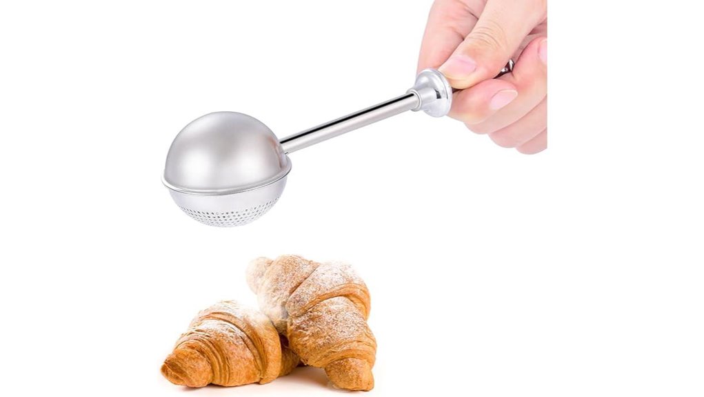 stainless steel one handed sifter