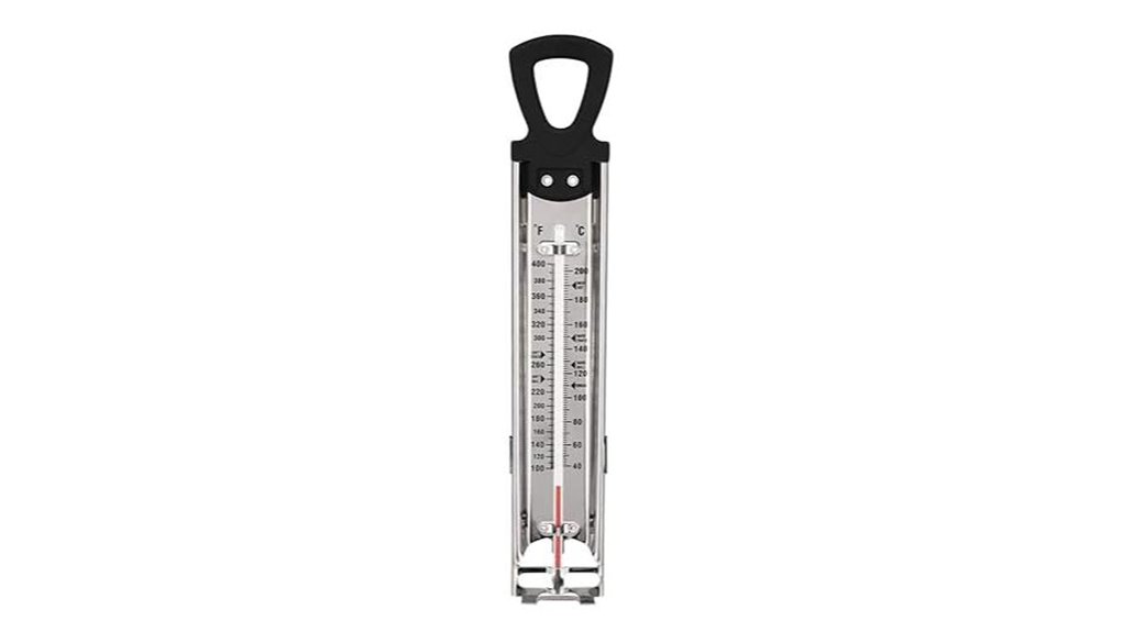 stainless steel thermometer with clip