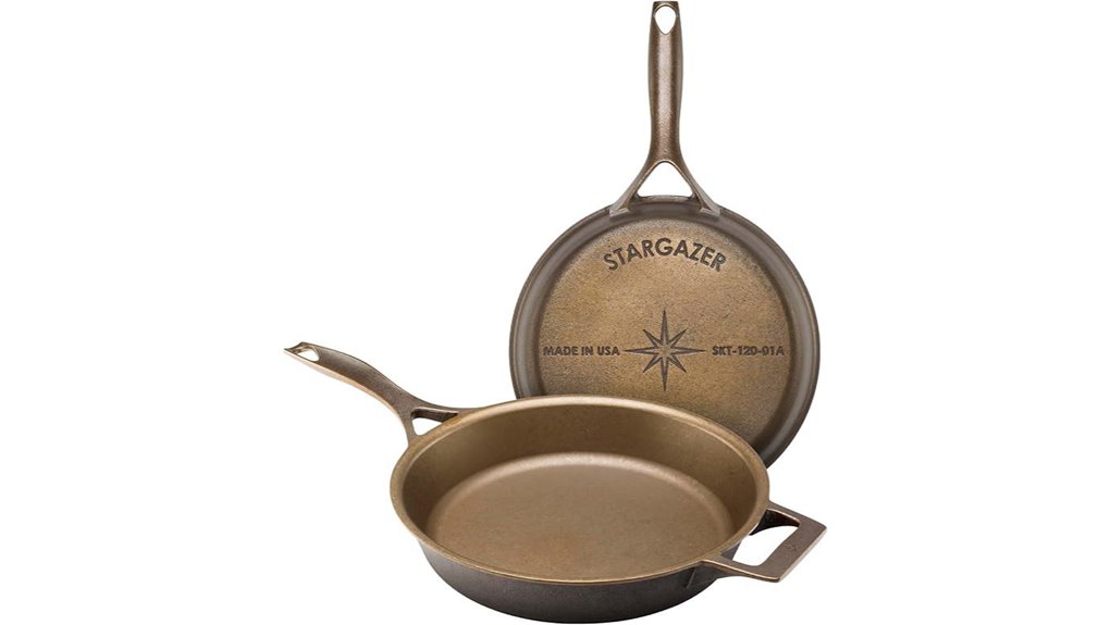 stargazer 12 inch cast iron skillet