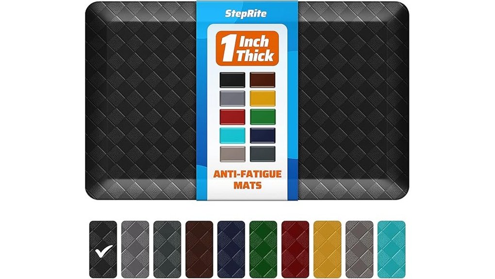 steprite 1 inch black anti fatigue