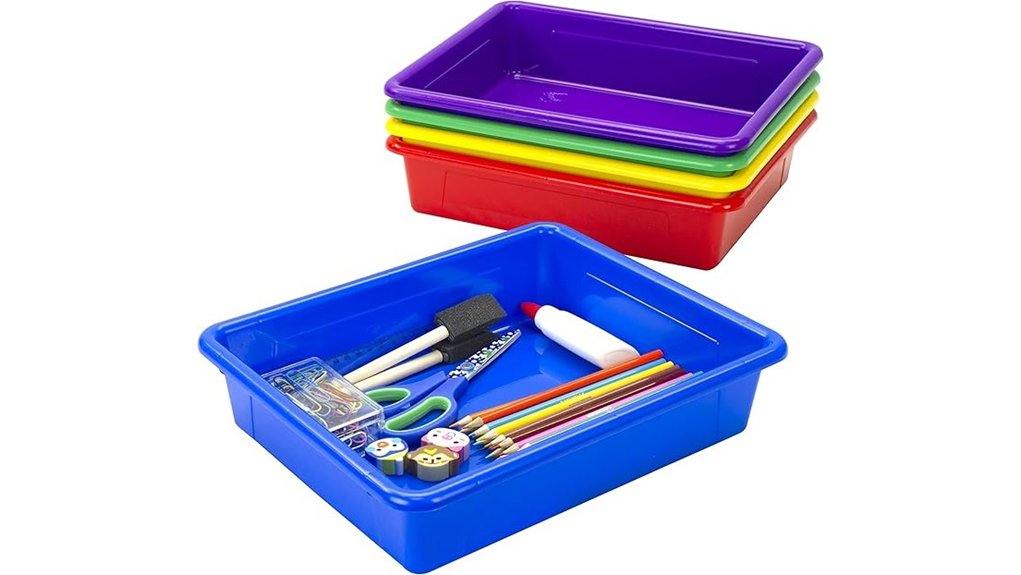 storex 5 pack letter tray