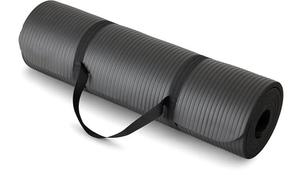 strap ready thick yoga mat