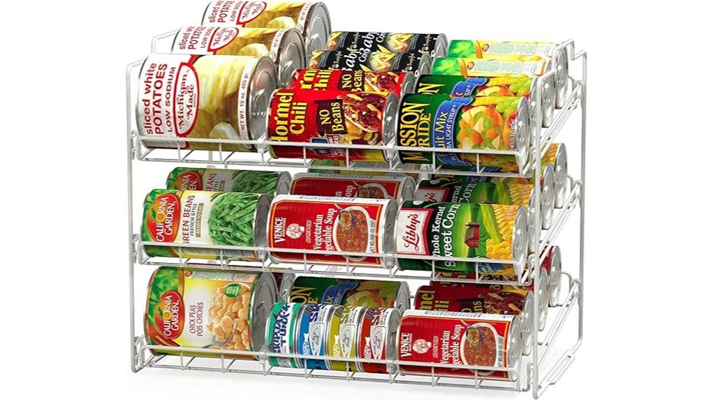 sturdy can rack organizer