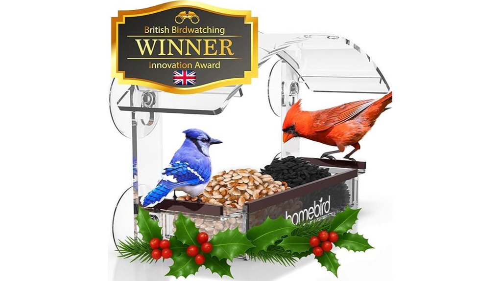 suction cup window bird feeder