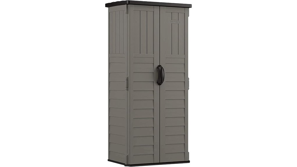 suncast 22cu resin double door