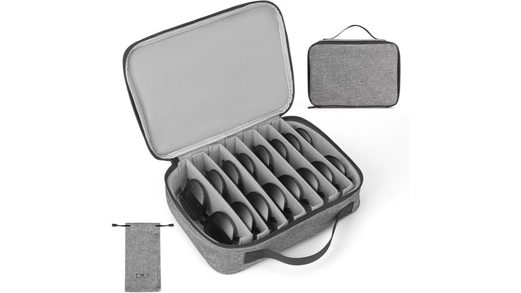 sunglasses travel organizer case