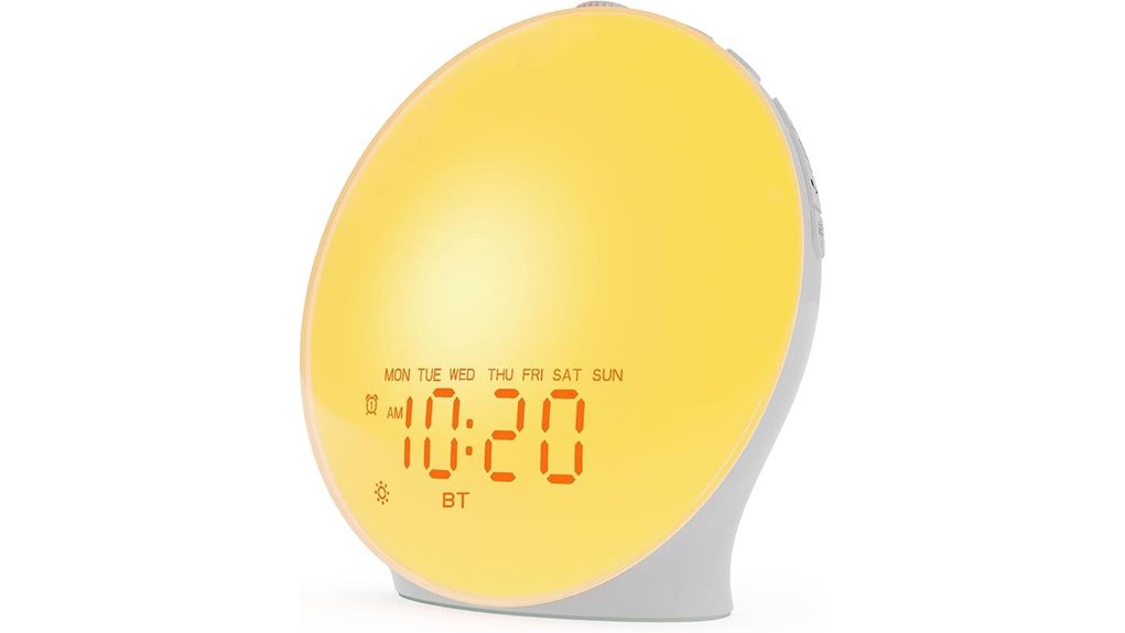 sunrise alarm clock with sounds