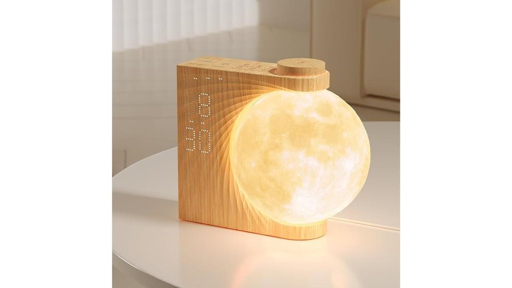 sunrise alarm with moonlight
