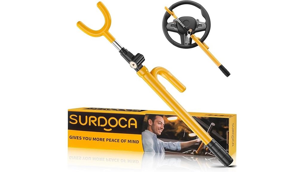 surdoca extendable steering lock