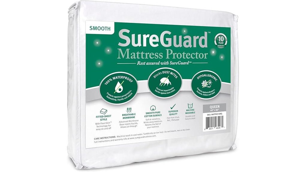 sureguard waterproof hypoallergenic protector
