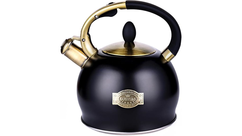 susteas steel whistling kettle