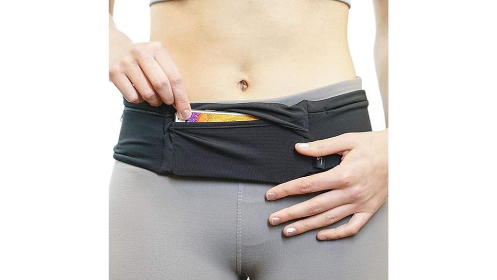 sweat resistant 3 pocket belt