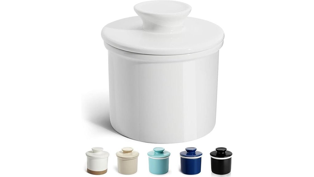 sweese butter dish with water line
