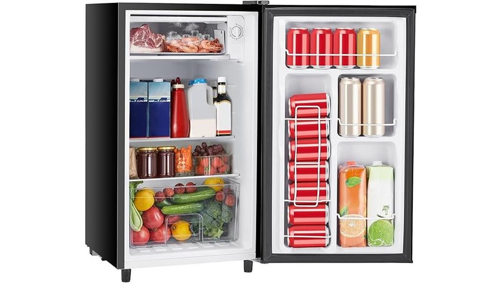 sweetcrispy 3 2 cu ft fridge