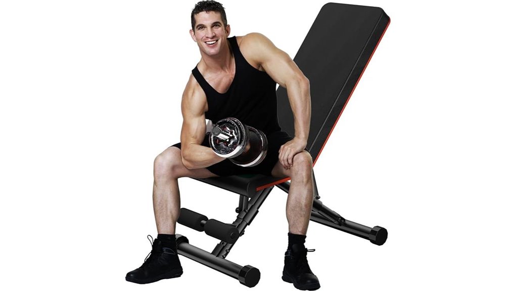 sweetcrispy adjustable bench 795lbs