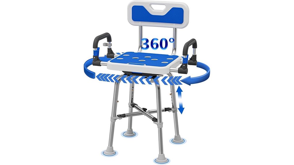 swivel shower chair 500lb