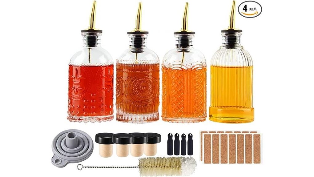 syrup dispenser bottles with spouts