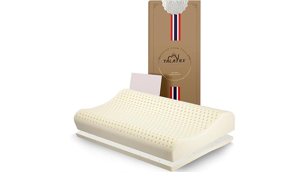 talatex adjustable latex pillow