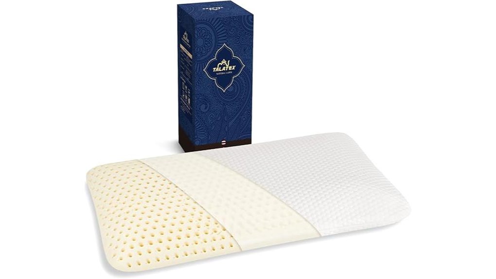 talatex natural ultra slim pillow