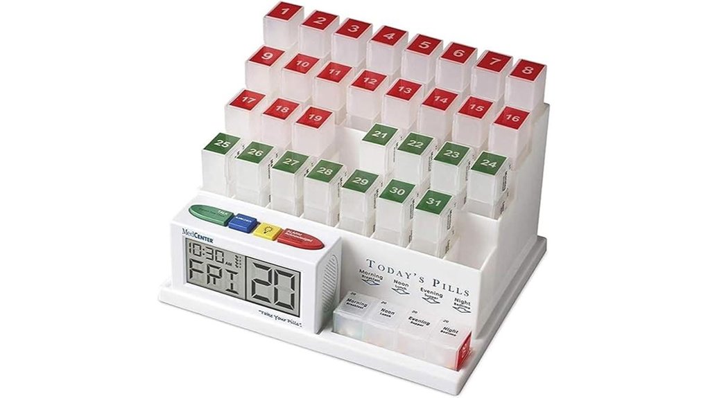 talking pill organizer alarm