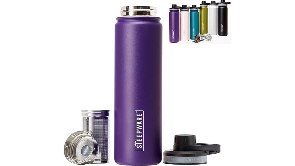 tea tumbler with infuser 22oz