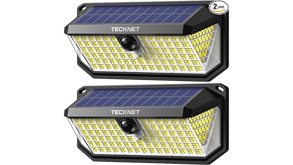 tecknet 416 led solar lights