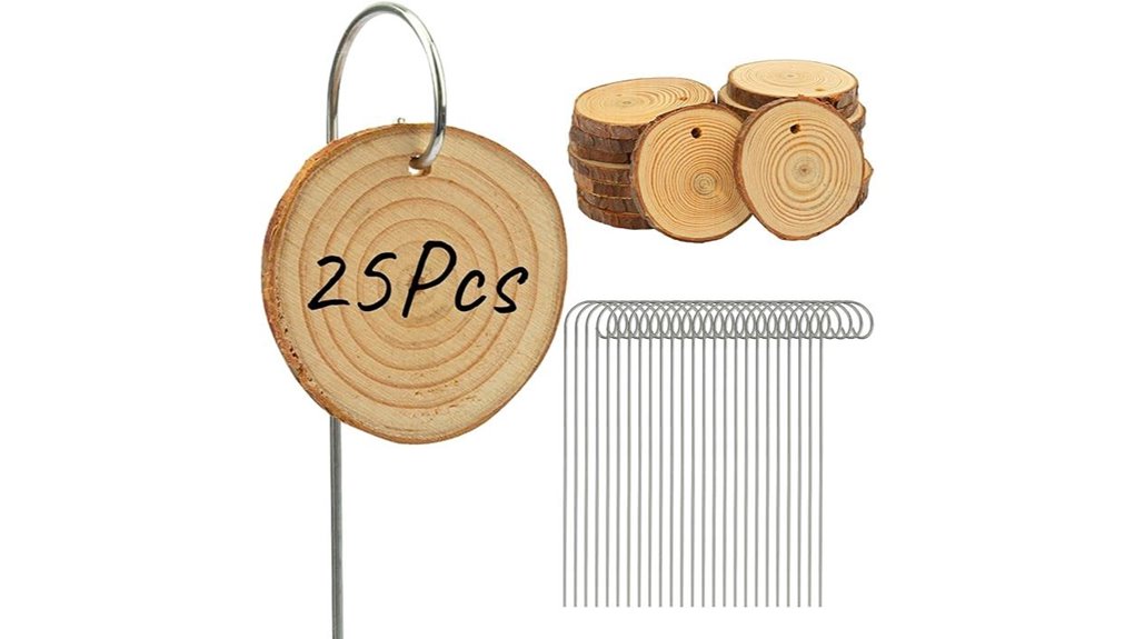 temlum wooden labels marker