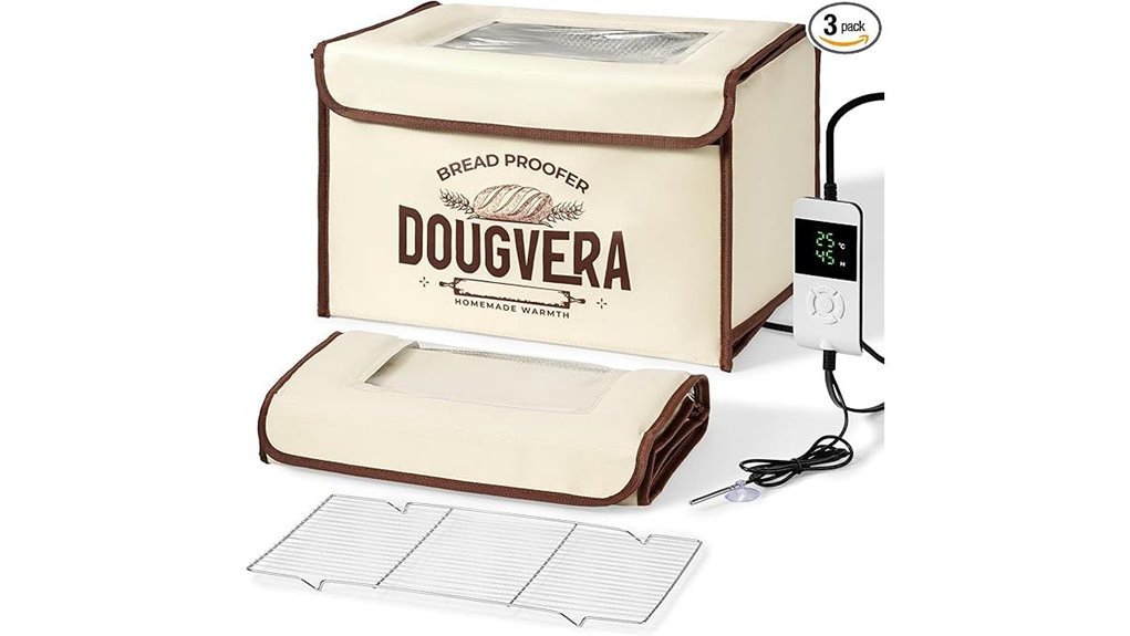 temperature controlled proofing box timer