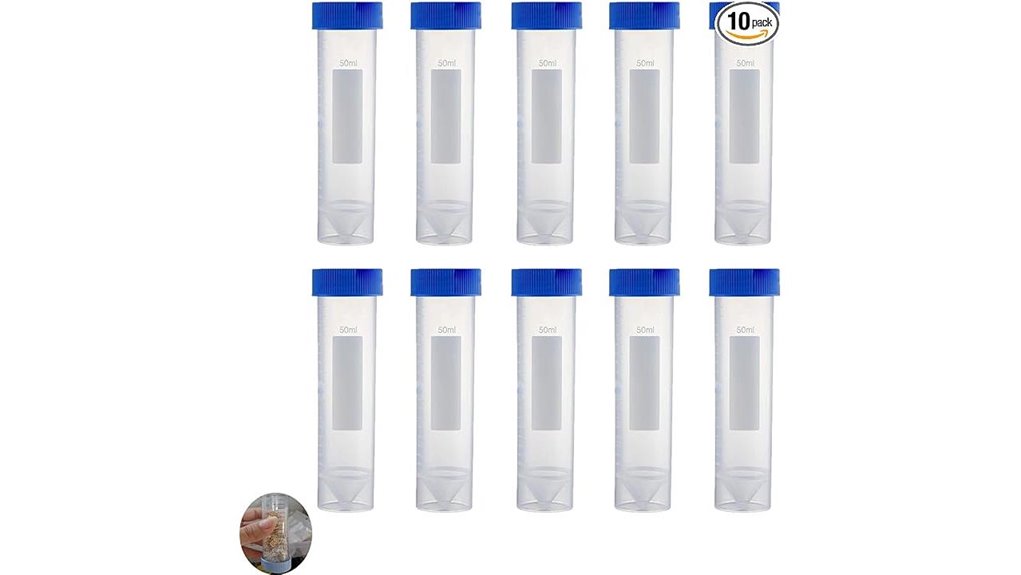 ten 50ml bean dosing tubes