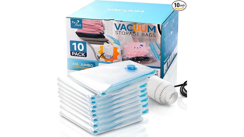 ten pack xxl vacuum storage