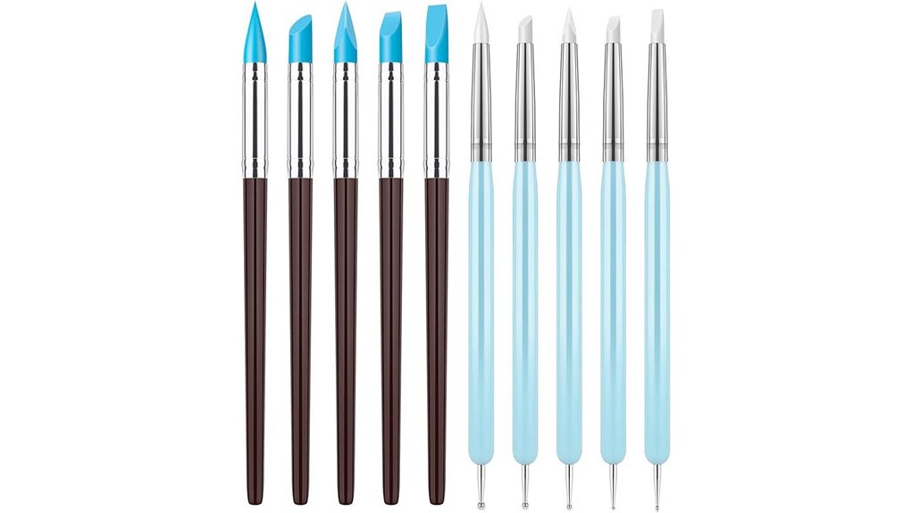 ten piece silicone clay kit