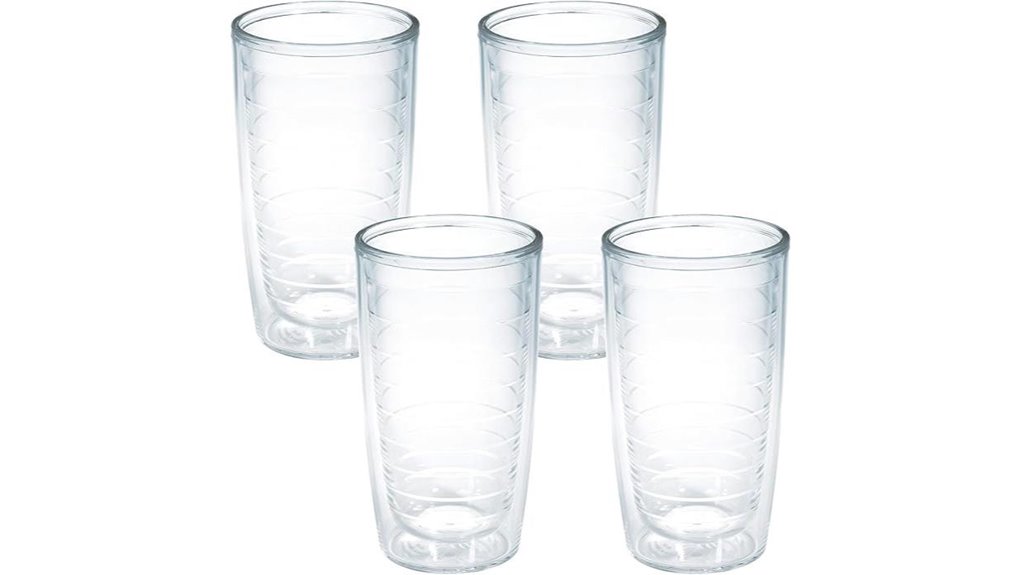 tervis clear 16oz tumblers