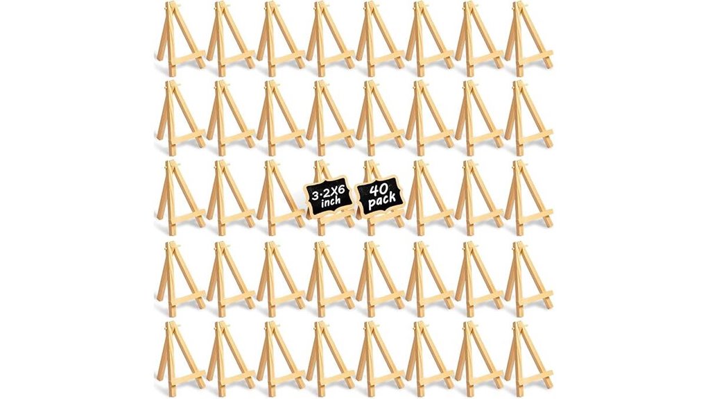 thenshop 40 pack mini easels