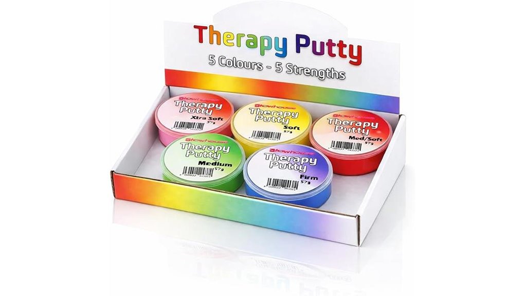 therapy putty with varying resistance