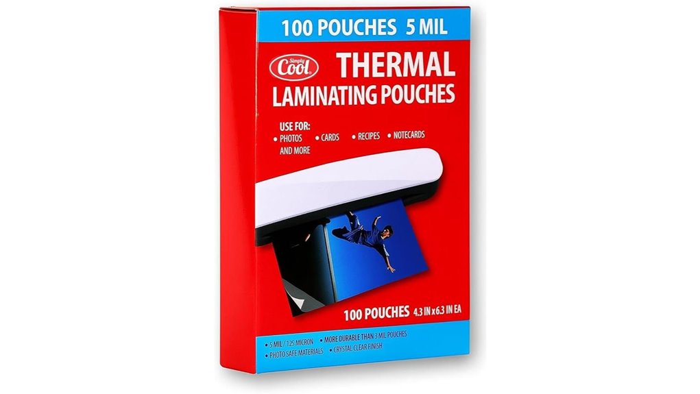 thermal laminating sheets 4 3x6 3