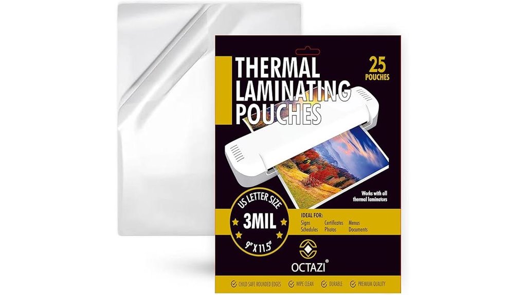 thermal laminating sheets and pouches