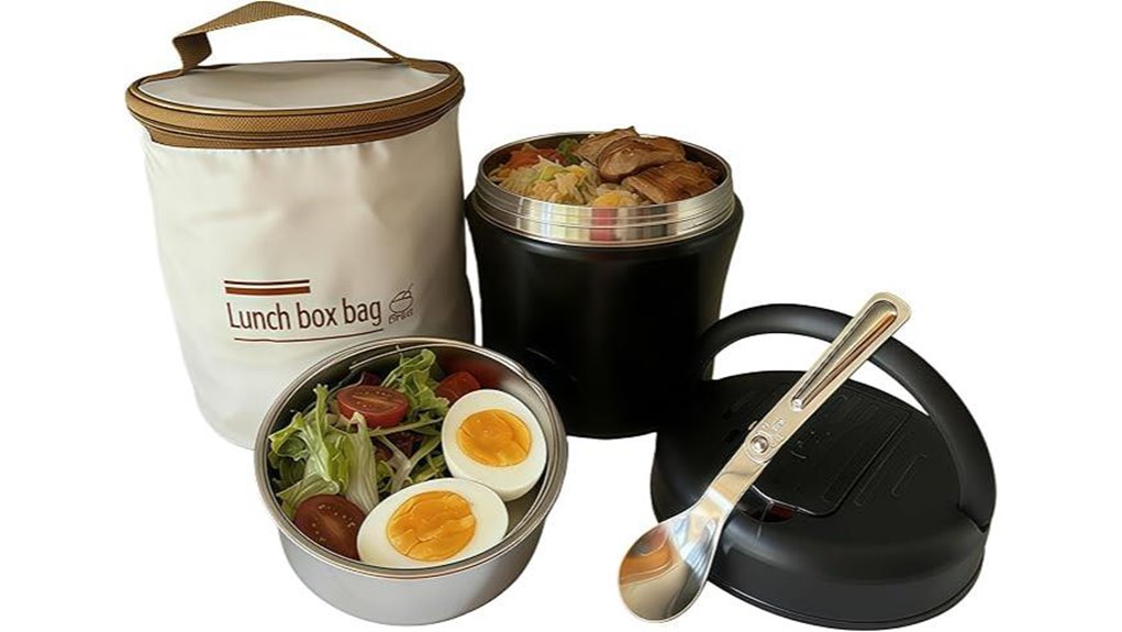 thermo food jar with spoon