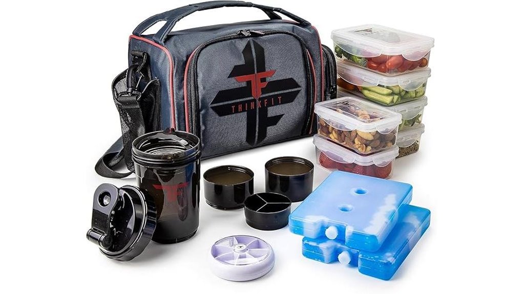 thinkfit red lunch bag set
