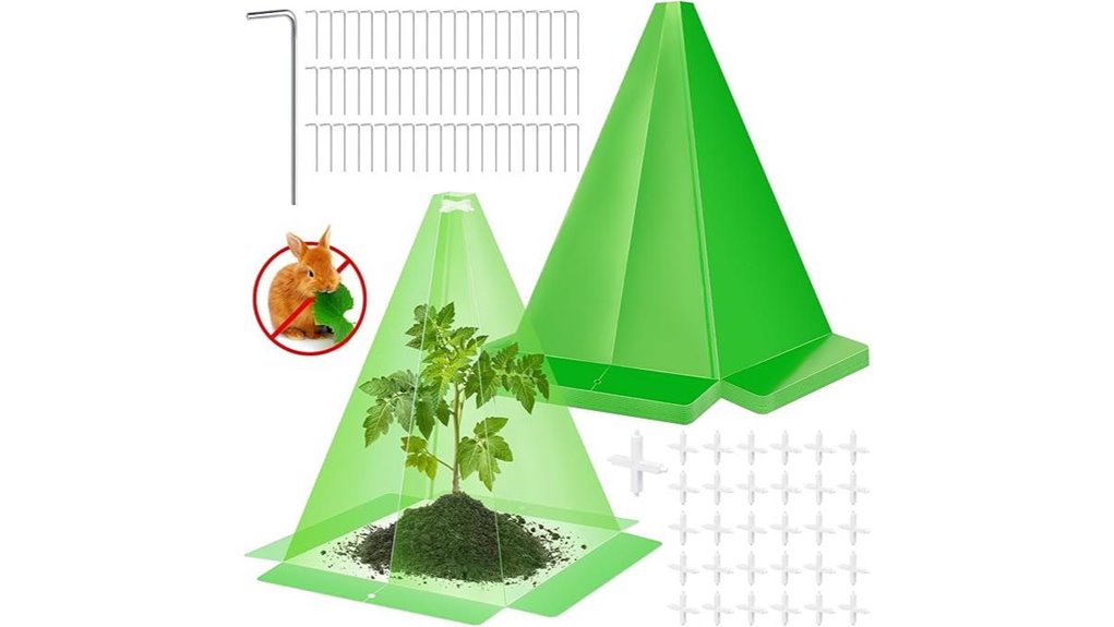 thirty 12x8 garden cloches