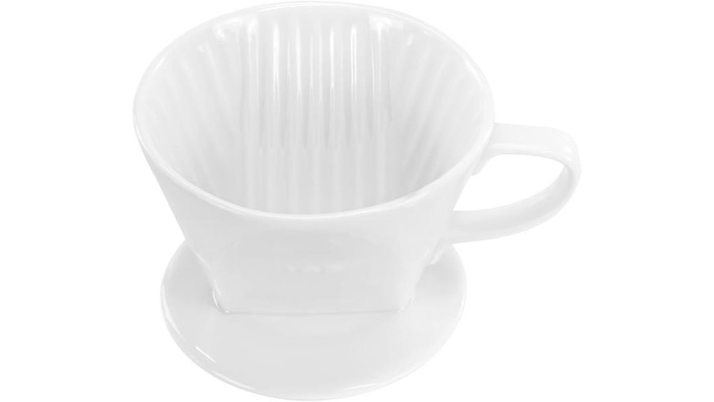 three hole ceramic pour over dripper