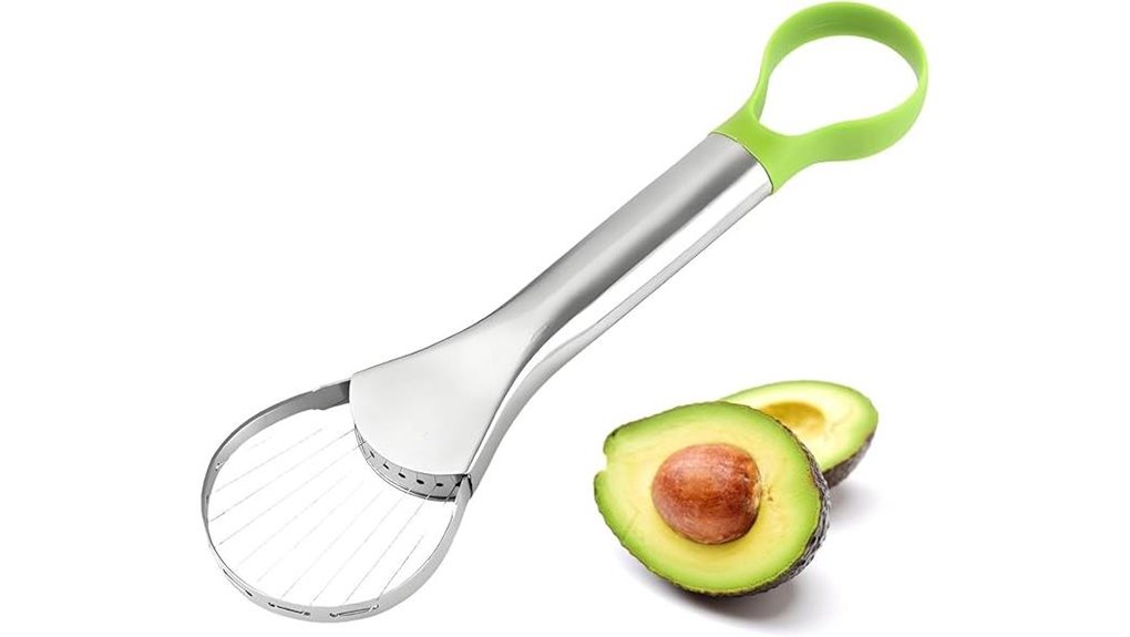 three in one avocado tool cutter pitter peeler