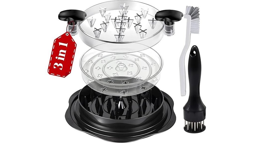 three in one chicken shredder