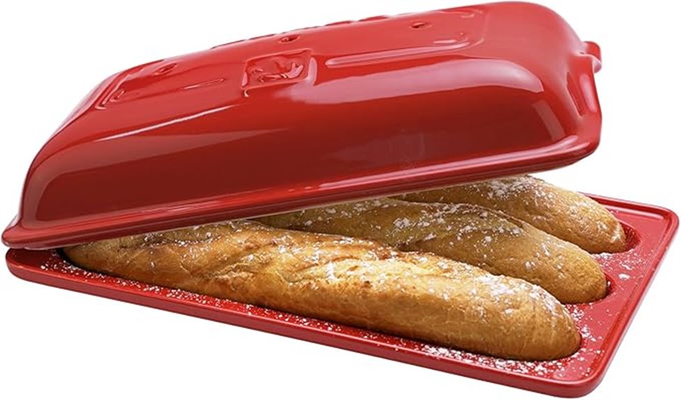 three loaf baguette baking pan